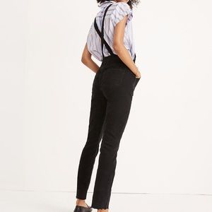 Madewell skinny overalls in lunar wash